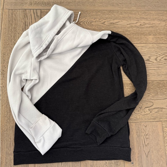 Aviator Nation Black/White Zip Hoodie - Picture 3 of 4